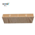 KR-P0383 τετραγωνικά πλαστικά πόδια γραφείου για το φυσικό ξύλινο χρώμα πλαισίων καναπέδων αντιολισθητικό προμηθευτής