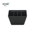 KR-P0169 μαύρα τετραγωνικά πλαστικά πόδια επίπλων για την υψηλή αντίσταση διάβρωσης γραφείου προμηθευτής