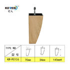 KR-P0156W1 ξύλινα ABS αντικατάστασης ποδιών επίπλων χρώματος πλαστικά 140mm ύψος προμηθευτής