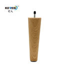 KR-P0297W1 τα βαρέων καθηκόντων στρογγυλά πόδια 60mm καναπέδων διάμετρος εύκολη εγκαθιστούν το ξύλινο σιτάρι προμηθευτής