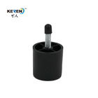 KR-P0123 πλαστικό μαύρο χρώμα ποδιών καναπέδων αντικατάστασης ποδιών επίπλων γύρω από τη μορφή προμηθευτής