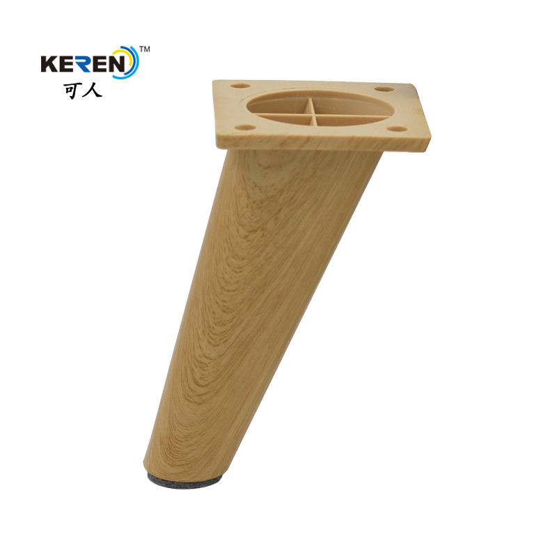 KR-P0334W1 152mm γωνίας ξύλινο χρώμα διαλυτικών χρώματος εδρών ποδιών καναπέδων αντικατάστασης πλαστικό προμηθευτής