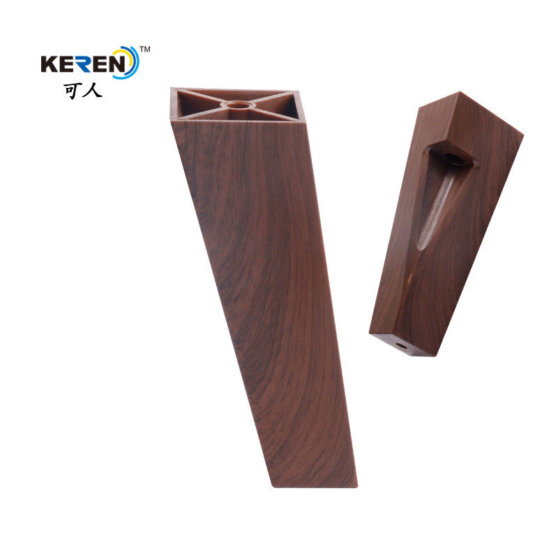 KR-P0296W2 ξύλινο χρώματος πλαστικό καναπέδων ποδιών υλικό ABS διάρκειας ζωής αντικατάστασης μακρύ προμηθευτής